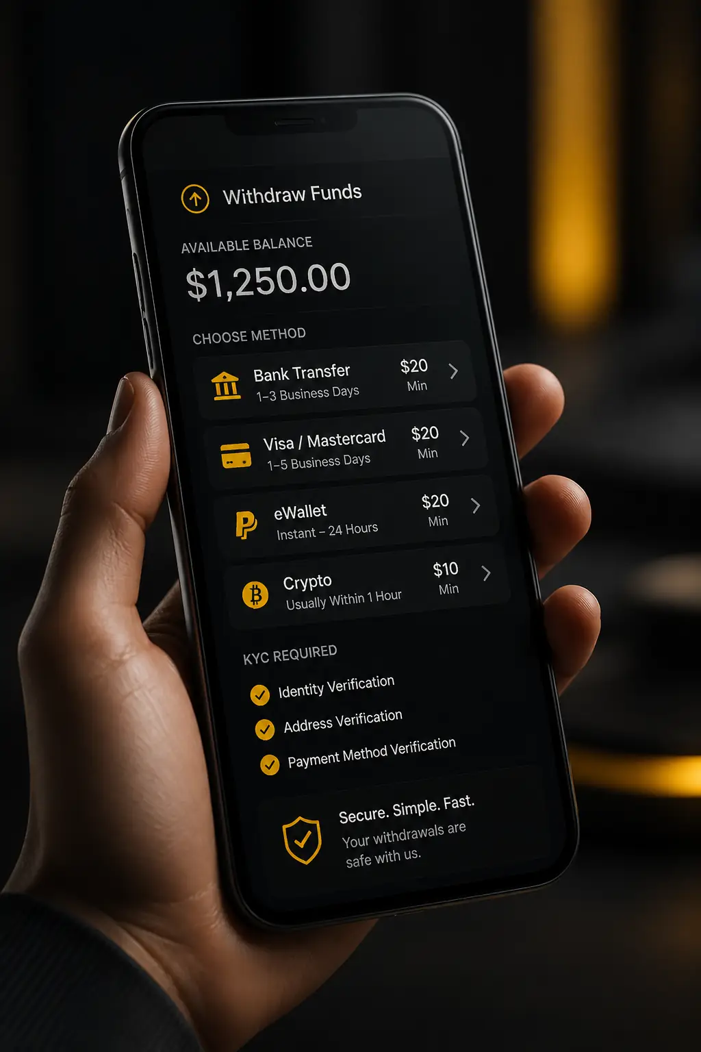 Just Casino Withdrawal visual guide for Just Casino